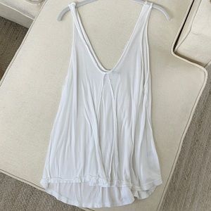 Free people white tank top